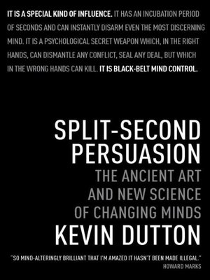 cover image of Split-Second Persuasion